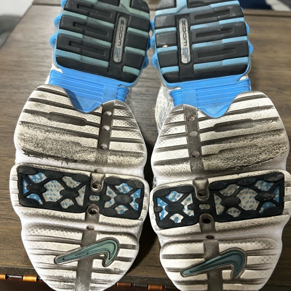 Nike Wmns Air Zoom Spiridon Cage 2 White University Blue - Picture 7 of 11